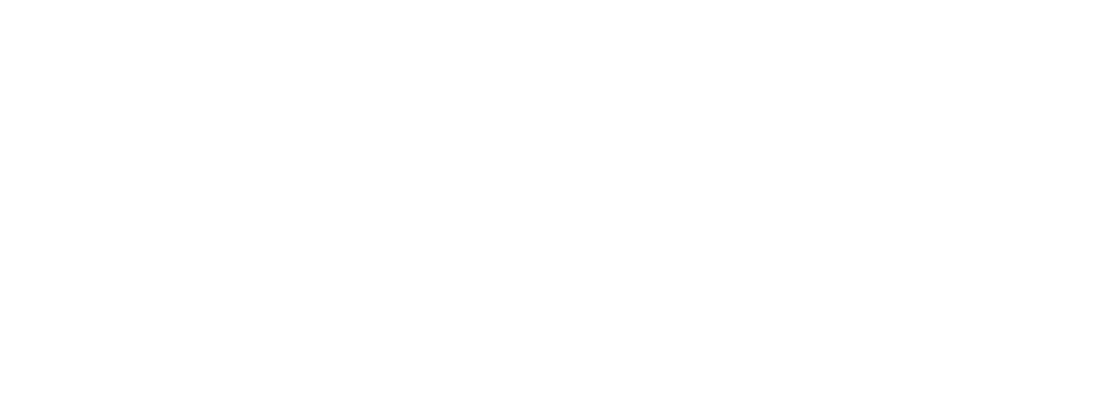 skeely logo complet blanc