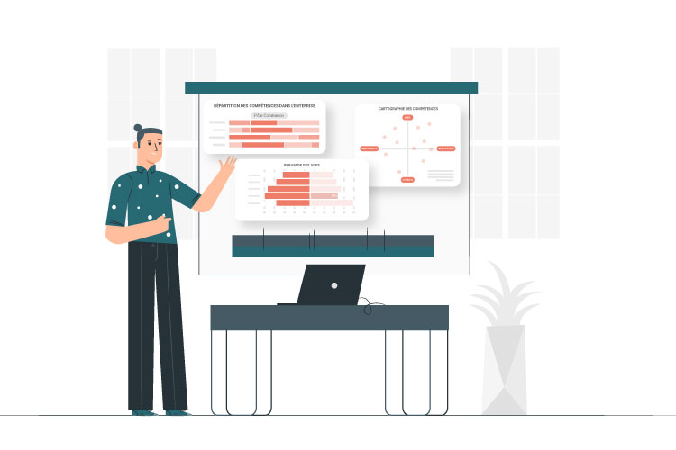 Image montrant l'utilisation du logiciel SKEELY et de son module GPEC