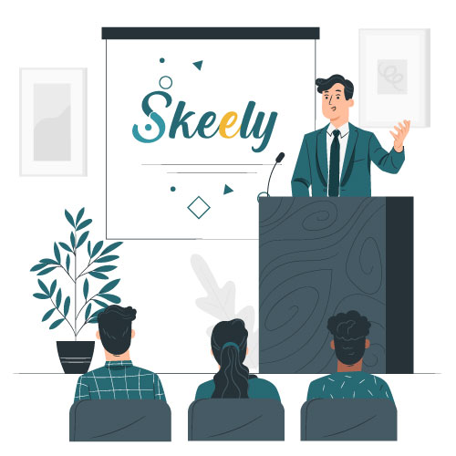 Image d'une personne utilisant les besoins en formation du module GPEC de Skeely