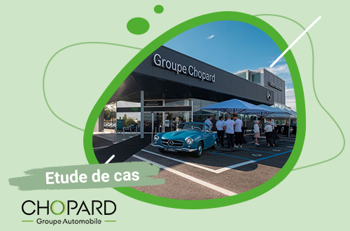 Image illustrant la digitalisation des entretiens annuels du groupe chopard automobile, utilisateur du logiciel Skeely