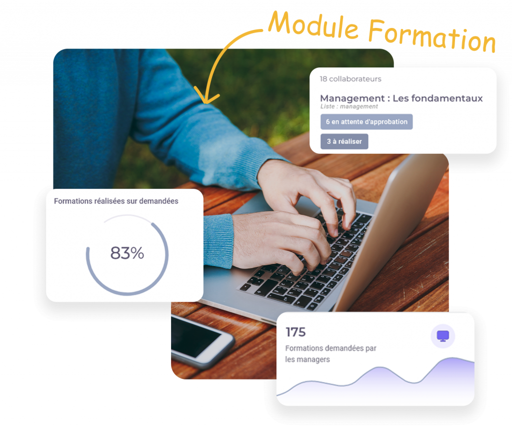 image décrivant le module formation de skeely, l'outil d'entretiens annuels