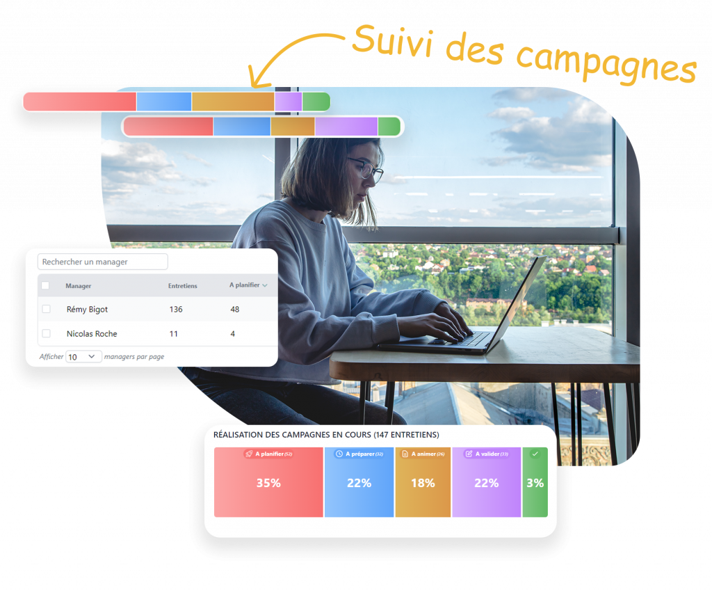 module suivi des campagnes de Skeely