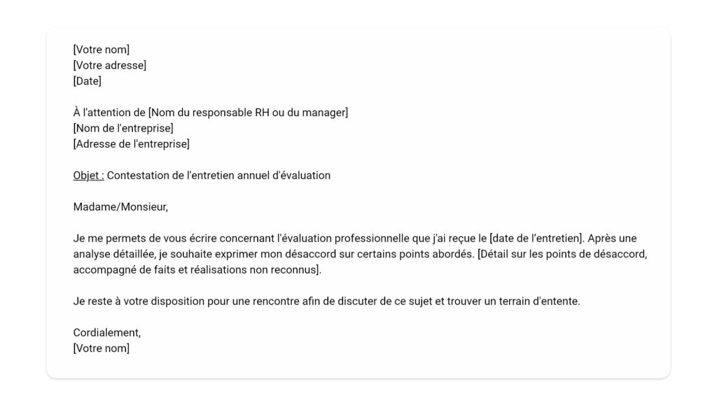 Lettre-contester-entretien-annuel-d'évaluation
