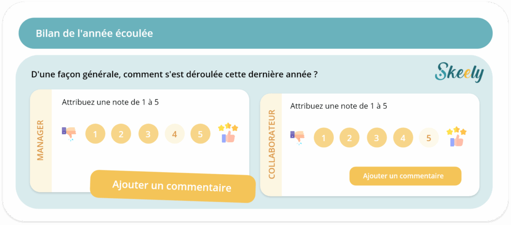 Rédigez des commentaires lors de votre entretien annuel d'évaluation