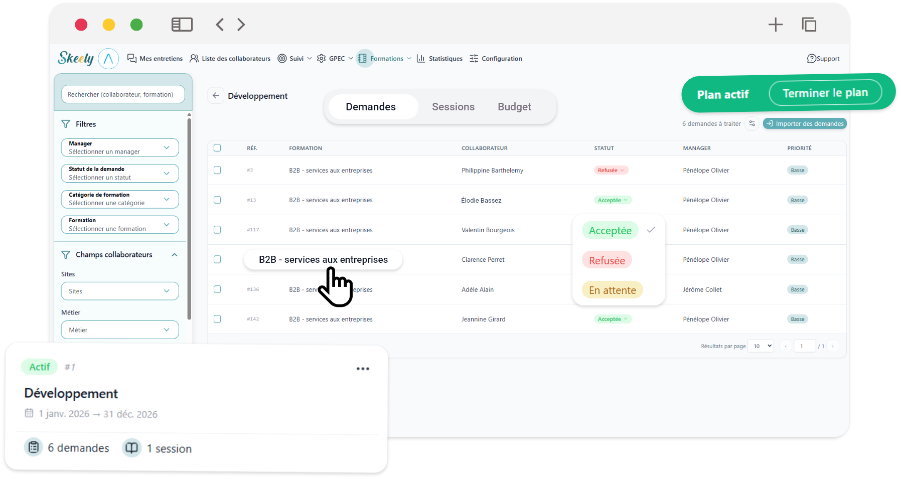 identifier les besoins de formations avec Skeely