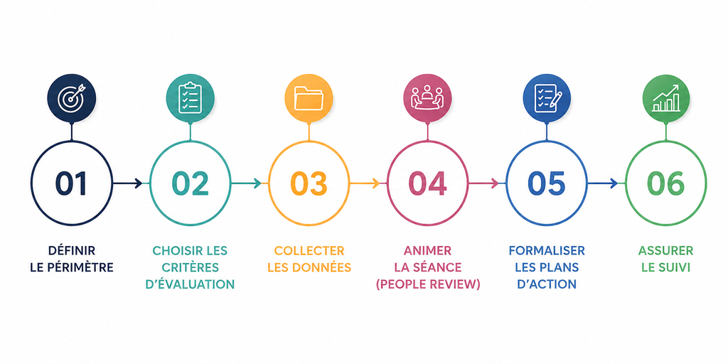 6 étapes pour préparer et animer une revue du personnel efficace