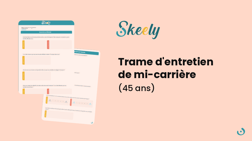 trame entretien mi-carrière à télécharger